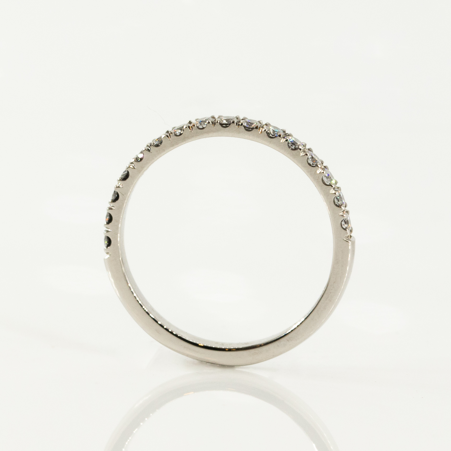 Platinum Half Eternity Band