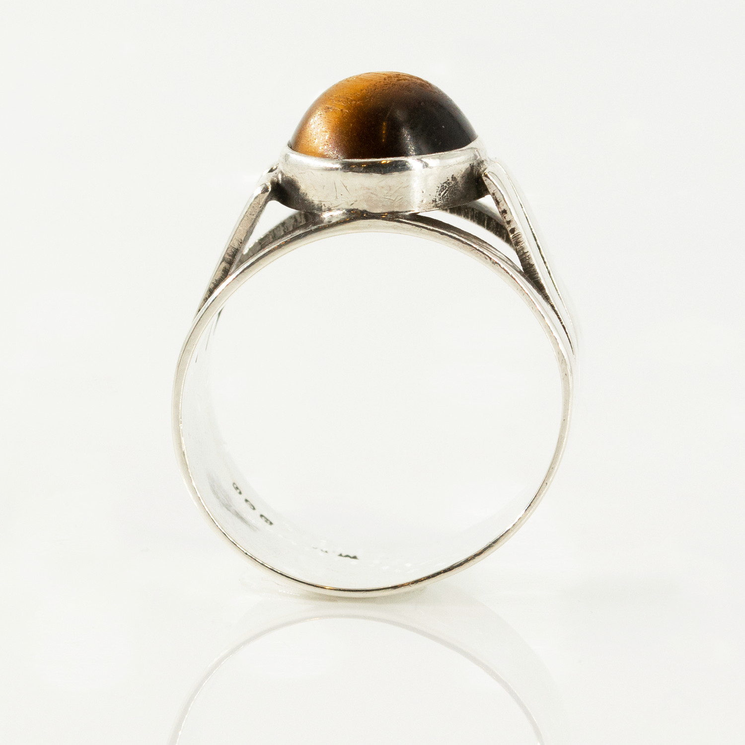 Tiger Eye Vintage Silver Ring