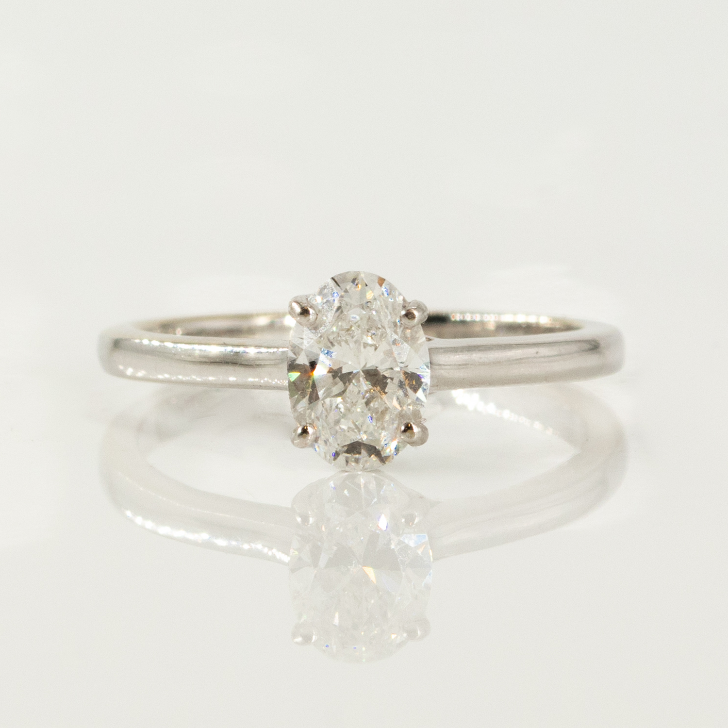 Oval Solitaire Engagement Ring