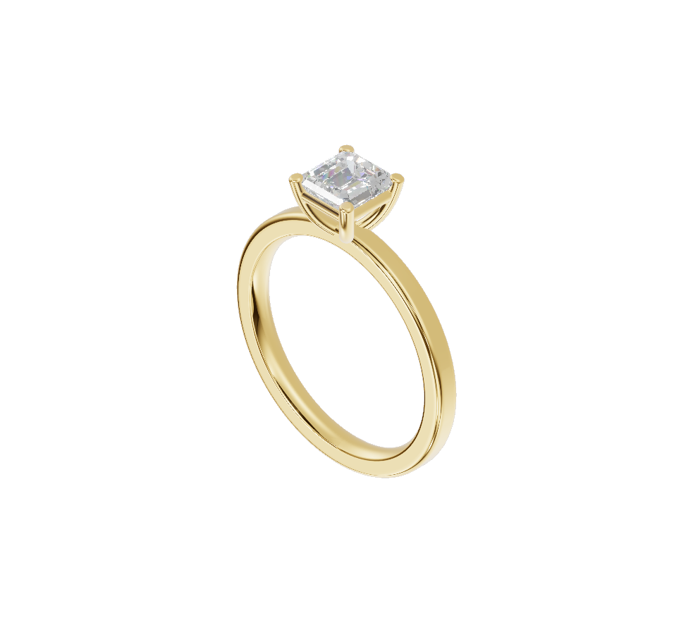 Asscher Solitaire